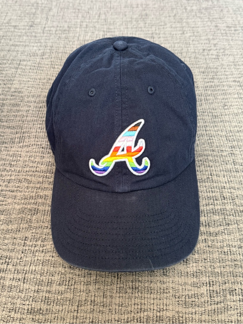 New Era Atlanta Braves MLB '47 Navy Pride Adjustable Hat One Size